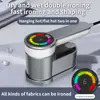 Vaporizador de Ropa Portátil de Mano Mini Plegable Giratorio Plancha Eléctrica Hogar Viaje Gran Capacidad Vapor Pantalla LCD Máquina de Planchar