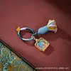 Nuevo Colgante Tejido a Mano Estilo Tíbet, Llavero Tejido, Colgante con Borla, Xizang, Señor Shiva, Dios Amarillo de la Riqueza, Tara