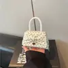 Bolso Pequeño Cuadrado con Lazo de Lunares para Mujer 2026 Nuevo Estilo Mini Bolso Cruzado de Mano Bolso de Hombro con Cadena de Moda Versátil para Mujer