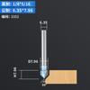 Fresadora para carpintería Huhao con cortador en V de 90 grados, cabezal de corte para ranurado de placas de aluminio y plástico, cortador de fondo redondo plegable integrado en la pared