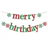 Banner de Navidad Feliz Navidad Banner de Navidad Fiesta de Año Nuevo Suministros de Navidad Accesorios para Fotos