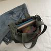 Bolsa de Lona de Gran Capacidad para Mujer, Versátil de Verano Nuevo Estilo 2026, Bolso de Hombro Estilo Artístico, Bolsa de Mano para Estudiantes Universitarios
