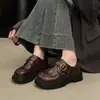 Zapatos Mocasines de Felpa Negros Estilo Británico 2025 Nuevos Populares Otoño/Invierno JK Versátiles de Suela Suave para Mujer