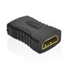 Cabezal de paso directo HDMI HD de fábrica Adaptador HDMI hembra a hembra Extensor Cabezal alargado 1080p Chapado en oro