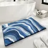 Alfombrillas Gruesas de Imitación Cachemir Transfronterizas para Piso de Baño, Alfombrillas Absorbentes de Dibujos Animados para Baño, Felpudos para Puerta de Entrada, Felpudos de Fácil Cuidado