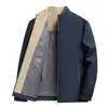 Chaquetas para Hombres de Edad Media y Mayores Estilo Nuevo Primavera y Otoño Tops Casual de Negocios con Cuello Alto Chaquetas Versátiles para Papá