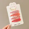 Pinzas de Pelo de Lunares Coloridas Estilo Coreano para Mujer, Pasadores de Pelo de Alta Gama para Niños, Accesorios para el Cabello que No Dañan el Cabello, Pinzas para Flequillo Lateral, Adornos para el Cabello