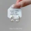 Pendientes de Perla Geométricos Franceses Diseño Sencillo de Nicho Uso Diario Viaje Sencillo Exquisitos Modernos Versátiles Pendientes