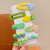 Pinza para Flequillo Infantil, Herramienta para Peinar el Cabello, Pinza de Felpa para Niñas de Principios de Primavera, Pasador de Moño para Bebé, Accesorio para el Cabello