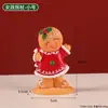 Adornos Navideños Micro Paisaje Lindo Dibujo Animado Papá Noel Árbol de Navidad Decoración de Animales Adornos Caja Ciega Regalo