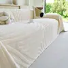 Manta Cobertor de Pelúcia de Luxo High-End para Sofá 2026 Nova Almofada de Sofá Cobertor de Peça Única de Pelúcia Espessada Outono/Inverno