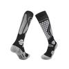 Calcetines Largos de Esquí Amazon para Hombres y Mujeres, Felpa Gruesa de Lana en la Planta, Absorbentes de Sudor y Cálidos, Calcetines Altos hasta la Rodilla para Niños