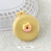 Nuevo Oso de Dibujos Animados Lindo Espejo Plegable de Una Pieza con Peine para Niñas Portátil Mini Espejo de Maquillaje Peine de Almohadilla de Aire