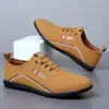 Zapatos de Verano para Hombre Zapatos Casuales de Negocios Zapatos de Cuero Suave para Hombre Zapatos de Cuero con Suela Blanda Slip-on Ligeros Zapatos Doug Mocasines