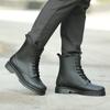 Moda nova europeia e americana botas de chuva Martin masculinas antiderrapantes resistentes ao desgaste botas de chuva atacado sapatos de borracha masculinos sapatos de água curtos casuais para homens