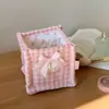 Cesta de Almacenamiento de Oso Estilo Coreano Hecha a Mano Acolchada Linda Cesta de Almacenamiento para Snacks del Hogar Cesta Pequeña de Almacenamiento para Artículos Varios de Escritorio