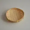 Mini Tejido de Bambú Productos de Bambú Tamiz Cesta para Aventar Bandeja de Bambú Guardería Decoración Hecha a Mano Estilo Antiguo Accesorios para Fotografía