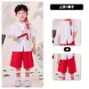 Día del Niño 1 de Junio Disfraz Infantil para Niños Hanfu de Verano Traje de Falda de Cara de Caballo Traje de Coro Estilo Chino Disfraz de Performance para Niñas