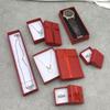 Oferta especial fabricante de cajas para anillos 4*4 caja para joyas nube 5*8 caja para pulseras 7*9 caja para colgantes de collares largos logotipo estampado en caliente