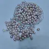 Perlas de Agua Dulce Sueltas de 6-7 mm Color Púrpura Colorido Forma de Gota Brillo Fuerte Sin Defectos Básicos Perlas Sueltas al por Mayor del Fabricante de Zhuji
