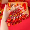 Conjunto de Chaveiros de Pônei, Presente de Ano Novo, Cavalo do Zodíaco, Sucesso Instantâneo, Chaveiro de Carro, Pingente de Bolsa, Brinde de Evento