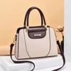 Bolsos 2025 Nueva Moda Bolso de Mujer Gran Capacidad Comercio Exterior Bolso de Mano Estilo Coreano Color de Contraste Atmosférico Hombro Bandolera