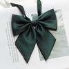 Camisa Uniforme Japonés Color Sólido Pluma Brillante Traje de Marinero Accesorios Corbata de Moño Angulada Estilo Universitario Lazo