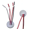 Chaleco con Interruptor de Control de Temperatura Redondo de 4 Cables, Rodilleras, Rodilleras, Rodilleras, Rodilleras, Bufanda Calefactora, Interruptor Impermeable de Silicona con Control de Temperatura de Tres Velocidades