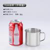 Taza de Agua Infantil Personalizable de Acero Inoxidable 304, Doble Capa Antiescaldado y Anticaídas, Adecuada para Guarderías, Jardines de Infancia y Estudiantes