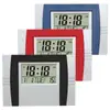 Reloj de Pared Calendario Perpetuo Despertador para Sala de Estar y Dormitorio, Reloj de Pared LCD Silencioso Creativo con Temperatura