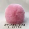 Bolas populares de pelo sintético de coelho rex para decorações de feriado, acessórios para bolsas e têxteis para casa, enfeites para sapatos e chapéus, e bolas de pelúcia coloridas artificiais