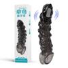 Preservativo de Cristal Espesso Vibratório Estilo Polvo, Brinquedo Sexual Espesso Grande para Adultos para Homens