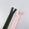 Não personalizado. Zíper de 3 bordas de tecido para abrir e fechar saias, bolsos de travesseiro, acessórios de vestuário, zíper de nylon universal com trava automática
