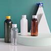 Botella Hidrosol Transparente Hombro Redondo 50ml 100ml Tapa de Aluminio Botella Tapa Metálica Botella Empaque Cosmético Loción Plástico Botella Dispensadora