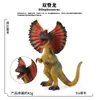 Juguete de Simulación de Dinosaurio para Niños Tyrannosaurus Rex Dragón de Doble Cresta Dragón Mandíbula Show Canglong Sólido Velociraptor Modelos de Animales Adornos