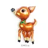 2025 Nuevo Papá Noel Árbol de Navidad Globo de Película de Aluminio Muñeco de Nieve Año Nuevo Decoración de Fiesta Navideña Globo de Papel de Aluminio