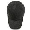Chapéus Masculinos para Outono e Inverno, Bonés de Baseball para Meia-Idade e Idosos, Chapéus com Abas de Orelha em Espinha de Peixe, Bonés Estilo "Dad Hat" com Letras em Inglês, Versátil