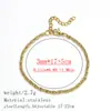 Set de Pulseras de Acero Inoxidable de Moda para Mujer, Venta Caliente Transfronteriza, Chapado al Vacío en Oro Real de 18K, Cadena Sencilla, Pulsera de Acero de Titanio