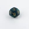 Tutorial de Mesa para Jogo de RPG com Dados de Acrílico: Jogo de Tabuleiro d12, Dados Transparentes de 12 Lados COC com Textura de Pérola (Cooperação transfronteiriça)