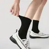 Calcetines de Mujer Renacentistas Primavera y Verano Calcetines hasta la Pantorrilla Estilo Hot Girl Malla Transpirable Puro Blanco Transparentes Calcetas de Media Pantorrilla