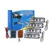 Luz LED de rejilla central un arrastre cuatro arrastre dos luz estroboscópica para coche motocicleta rejilla anticolisión luz de advertencia estroboscópica modificada