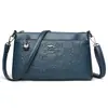 Bolsa de Mamá Estilo Nuevo 2026, Bolso Cruzado para Mujer, Bolso Cuadrado Pequeño de Cuero Suave en Relieve, Bolso de Hombro para Señoras de Mediana Edad y Mayores, Moderno para el Trabajo