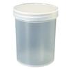 Contenedor de Tinta de Barril de Plástico 1L 500ml 250ml 100ml Tarro con Tapa de Rosca Sello de Lámina de Aluminio Blanca Opaca