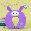 Almohada de Espuma Viscoelástica en Forma de U de Dibujos Animados de Panda Almohada de Viaje Almohada Portátil Almohada para el Cuello Cervical Almohada para la Siesta de Estudiantes Almohada de Dibujos Animados en Forma de U