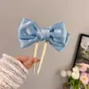 Horquilla con Lazo Dulce en Forma de U para Mujer Nuevo Estilo Chino Disco para el Cabello Horquilla para el Cabello Moderna Sensación de Alta Gama Peinado Cheongsam Hanfu Adorno para la Cabeza