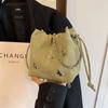 Texped Bolso Cubo Lazo para Mujer Otoño 2025 Nuevo Elegante Casual Bolso con Cordón a la Moda Bolso de Hombro para Mujer