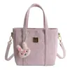 Bolsa Balde Portátil Simples de Grande Capacidade, Estilo Novo Primavera 2026, para Mulheres, Bolsa de Ombro Casual Relaxada, Bolsa Transversal para Roupas de Trabalho