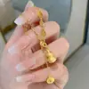 Tienda de Oro Mismo Estilo Collar de Calabaza Dorada de la Fortuna con Colgante de Borla Cadena para Clavícula Regalo para Novia
