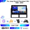 Adequado para Navegação de Carro 98-04 Jeep Wrangler, Carplay, Rádio Bluetooth, Máquina Tudo-em-Um com Navegação DVD