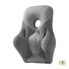 Cojín de Soporte para Cintura y Cuello para Largas Horas Sentado en el Trabajo, Almohada Lumbar para Silla de Oficina, Almohada para Respaldo, Cojín para Cabecera de Cama